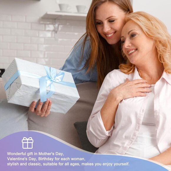 Women's Purple Blue Fashion Lightweight Head Scarf Floral Print Chiffon Scarves - Picture 7 of 7